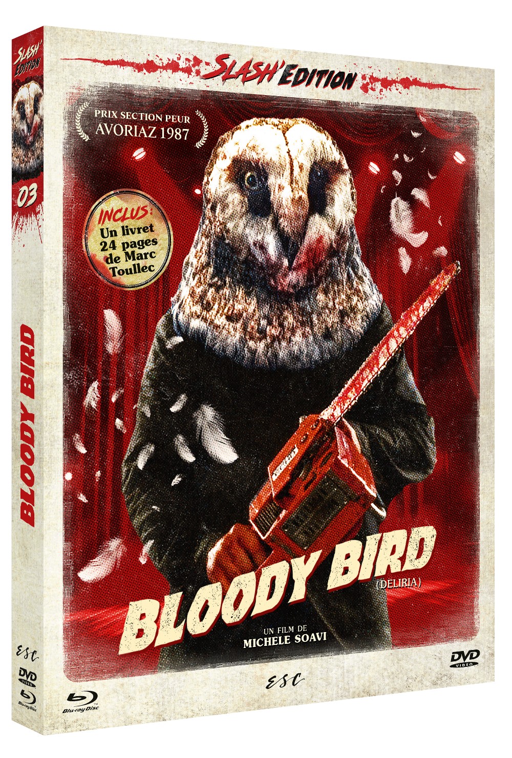 BLOODY BIRD (AQUARIUS - DELIRIA) - COMBO DVD + BD + LIVRET 24 PAGES - EDITION LIMITEE