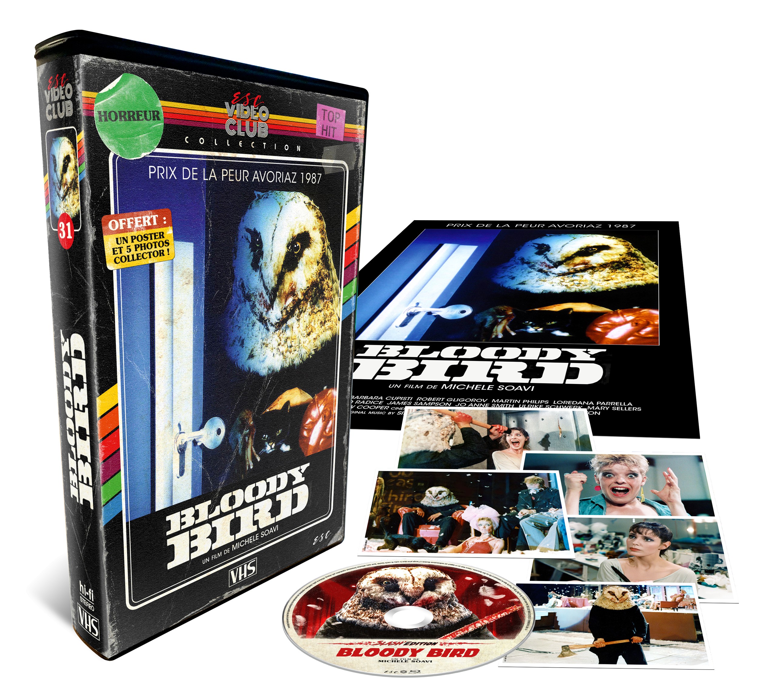BLOODY BIRD (AQUARIUS / DELIRIA) - ESC VIDÉO CLUB - N°31