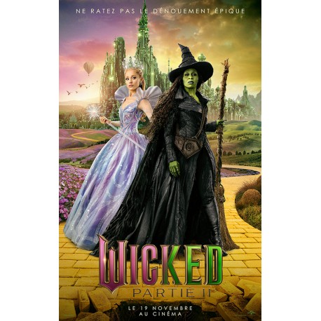 WICKED : PARTIE II - COMBO UHD 4K + BD - STEELBOOK - EDITION LIMITEE
