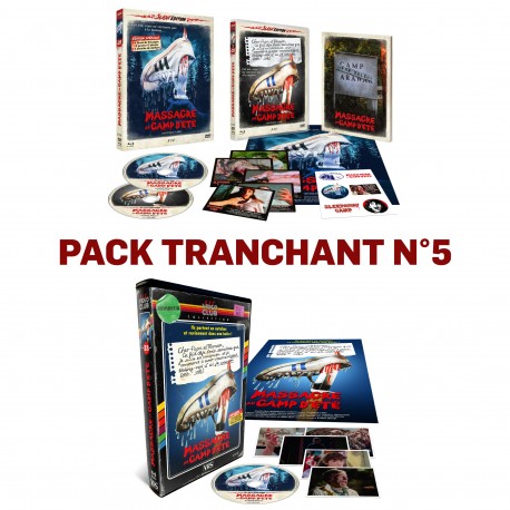 PACK TRANCHANT N°5 - Combo MASSACRE AU CAMP D'ETE  + ESC VIDEO CLUB