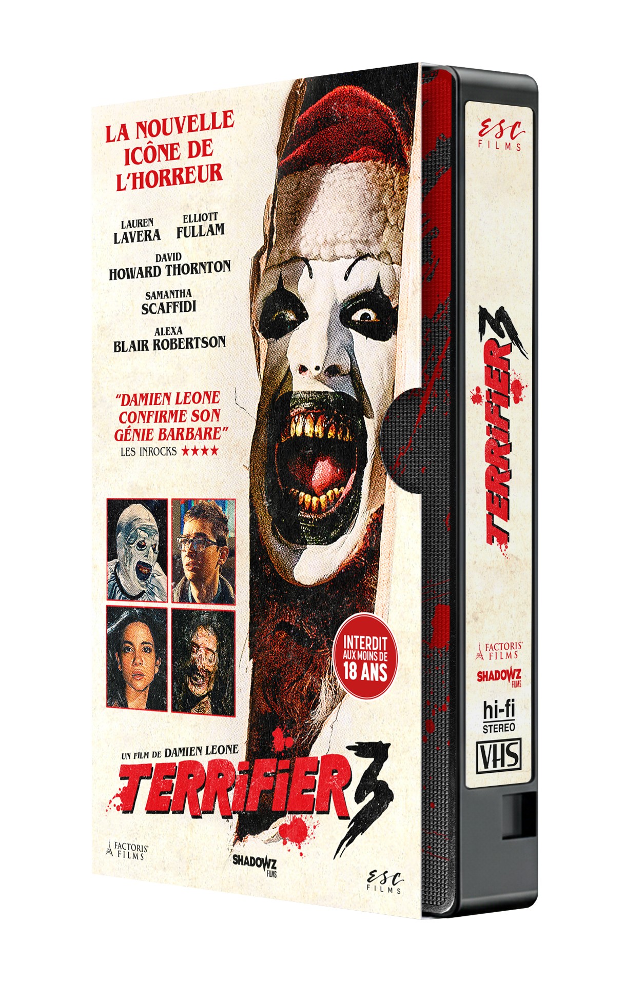 TERRIFIER 3 - VHS ESC – ÉDITION LIMITÉE