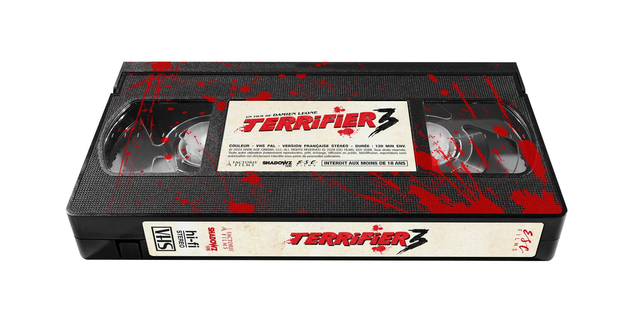 TERRIFIER 3 - VHS ESC – ÉDITION LIMITÉE
