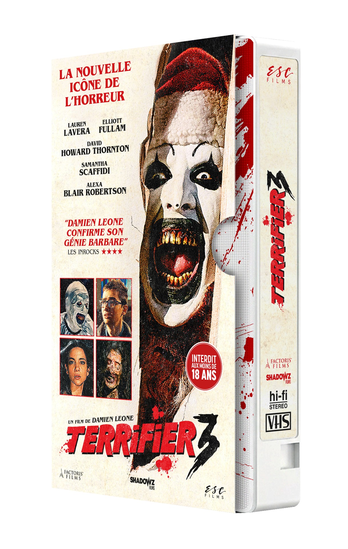 TERRIFIER 3 - VHS ESC – ÉDITION LIMITÉE