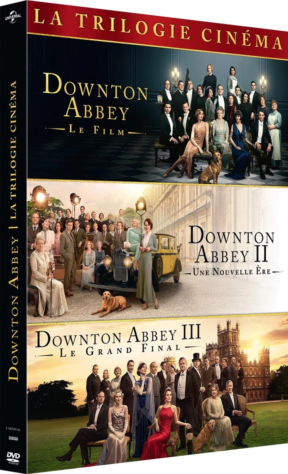 COFFRET DOWNTON ABBEY - LA TRILOGIE CINEMA - 3 DVD