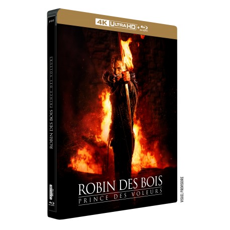 ROBIN DES BOIS, PRINCE DES VOLEURS - COMBO UHD 4K + 2 BD STEELCASE - EDITION LIMITEE