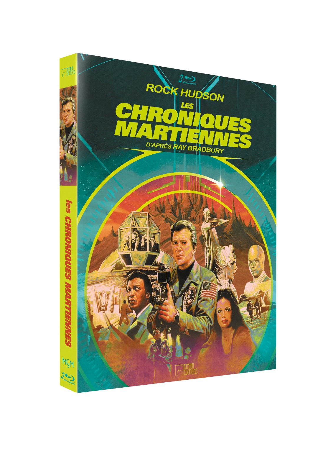 LES CHRONIQUES MARTIENNES - MINI SERIE - 3 BD