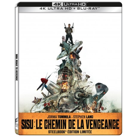 SISU : LE CHEMIN DE LA VENGEANCE - COMBO UHD 4K + BD - STEELBOOK - EDITION LIMITEE