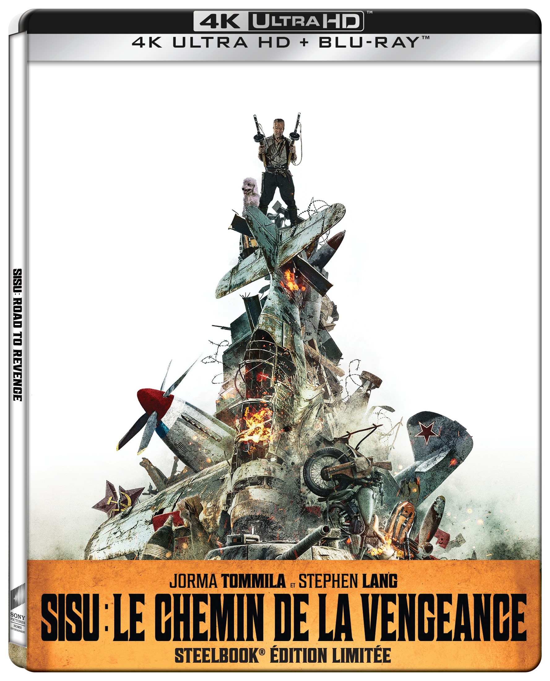 SISU : LE CHEMIN DE LA VENGEANCE - COMBO UHD 4K + BD - STEELBOOK - EDITION LIMITEE