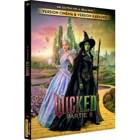 WICKED : PARTIE II - COMBO UHD 4K + BD - STEELBOOK - EDITION LIMITEE