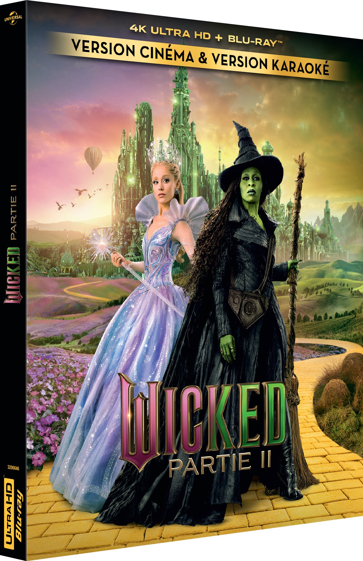 WICKED : PARTIE II - COMBO UHD 4K + BD - STEELBOOK - EDITION LIMITEE