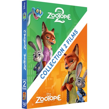 COFFRET ZOOTOPIE - 2 FILMS - 2 DVD