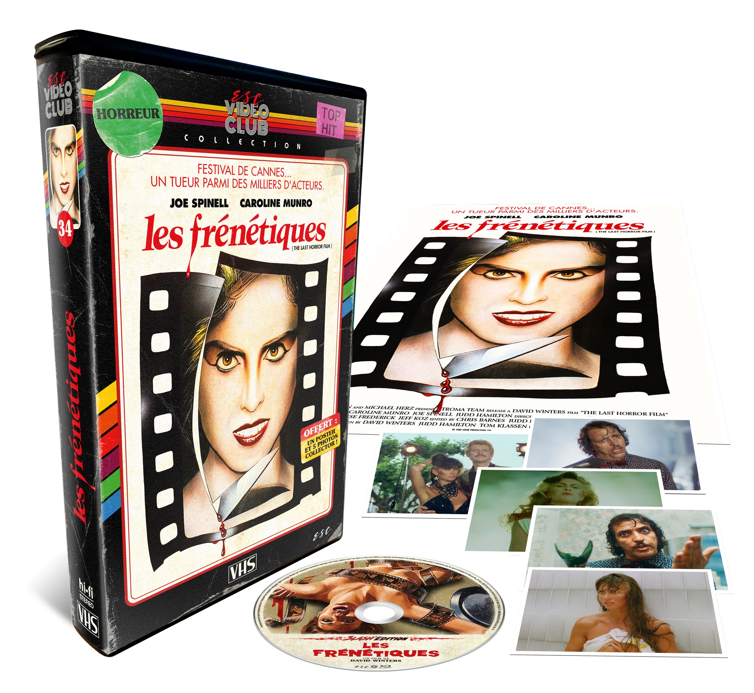 LES FRÉNÉTIQUES  (THE LAST HORROR FILM) - ESC VIDÉO CLUB - N°34