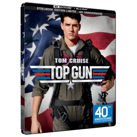 TOP GUN (1986) - COMBO UHD 4K + BD - 40 ÈME ANNIVERSAIRE - STEELBOOK - ÉDITION LIMITÉE