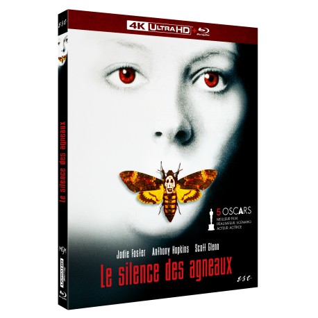 LE SILENCE DES AGNEAUX - COMBO UHD 4K + 2 BD - STEELBOOK - EDITION COLLECTOR LIMITEE