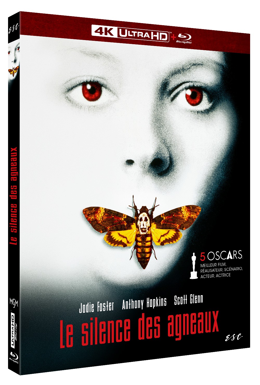 LE SILENCE DES AGNEAUX - COMBO UHD 4K + 2 BD - STEELBOOK - EDITION COLLECTOR LIMITEE