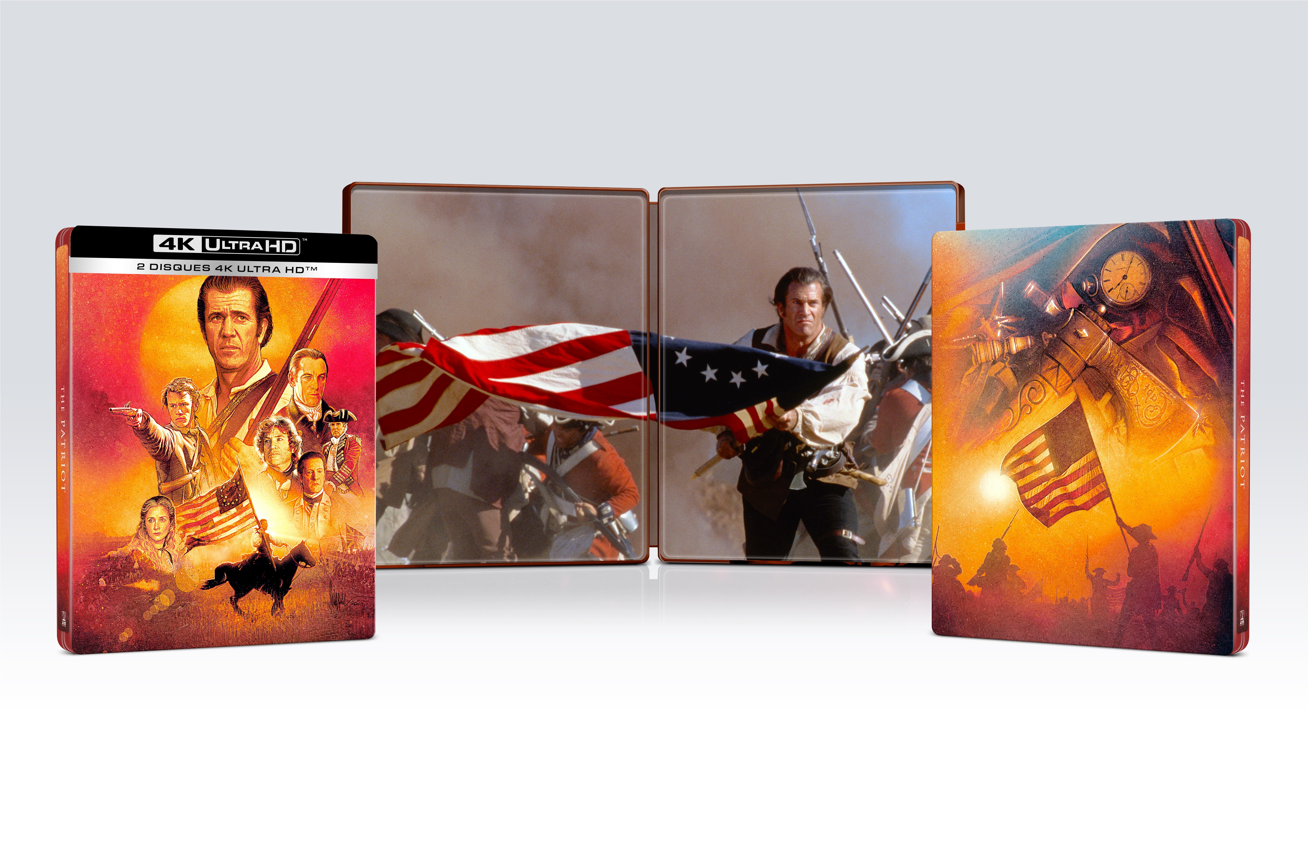 THE PATRIOT, LE CHEMIN DE LA LIBERTÉ - 2 UHD 4K - STEELBOOK - ÉDITION LIMITÉE