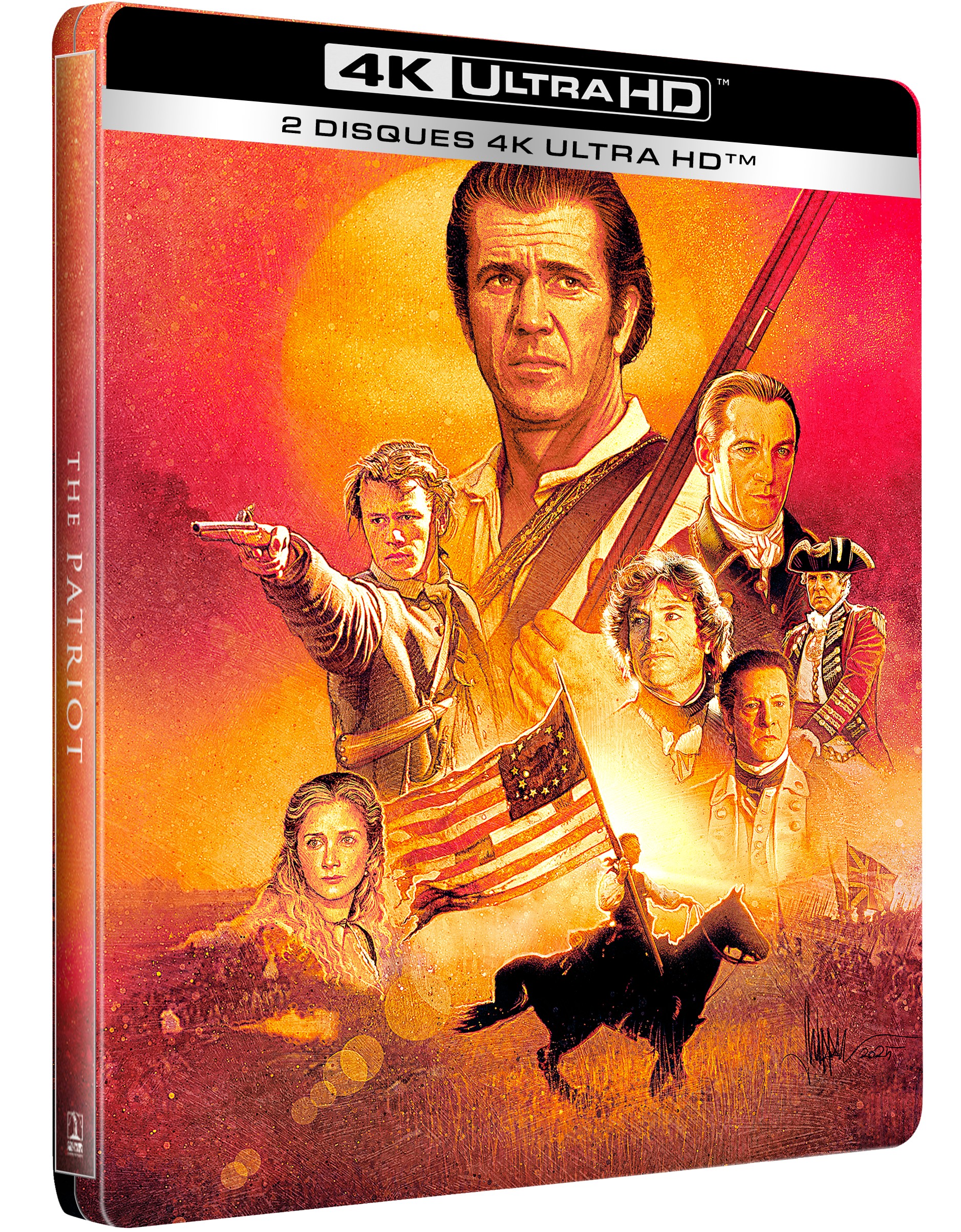 THE PATRIOT, LE CHEMIN DE LA LIBERTÉ - 2 UHD 4K - STEELBOOK - ÉDITION LIMITÉE