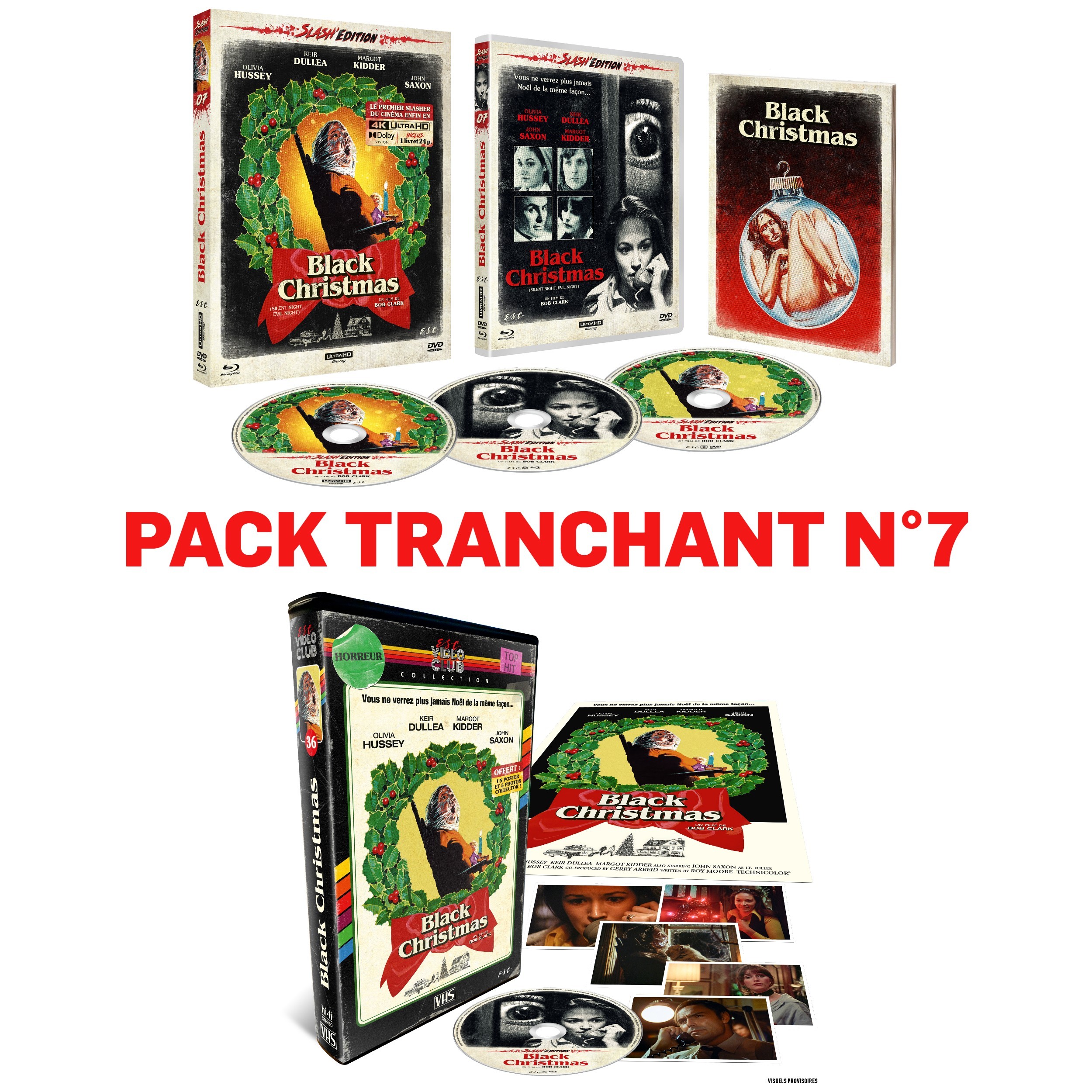 PACK TRANCHANT N°7 - Combo BLACK CHRISTMAS (1974) + ESC VIDEO CLUB