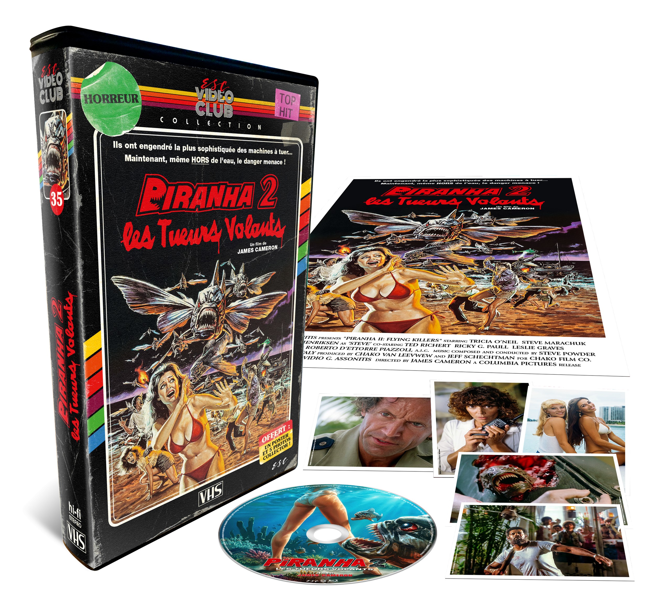 PIRANHA 2 : LES TUEURS VOLANTS - ESC VIDEO CLUB - N°35