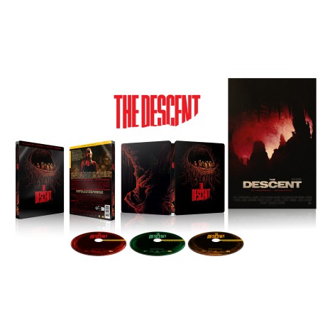 THE DESCENT (2005) - COMBO UHD 4K + BD + BD BONUS + AFFICHE - STEELBOOK - ÉDITION LIMITÉE