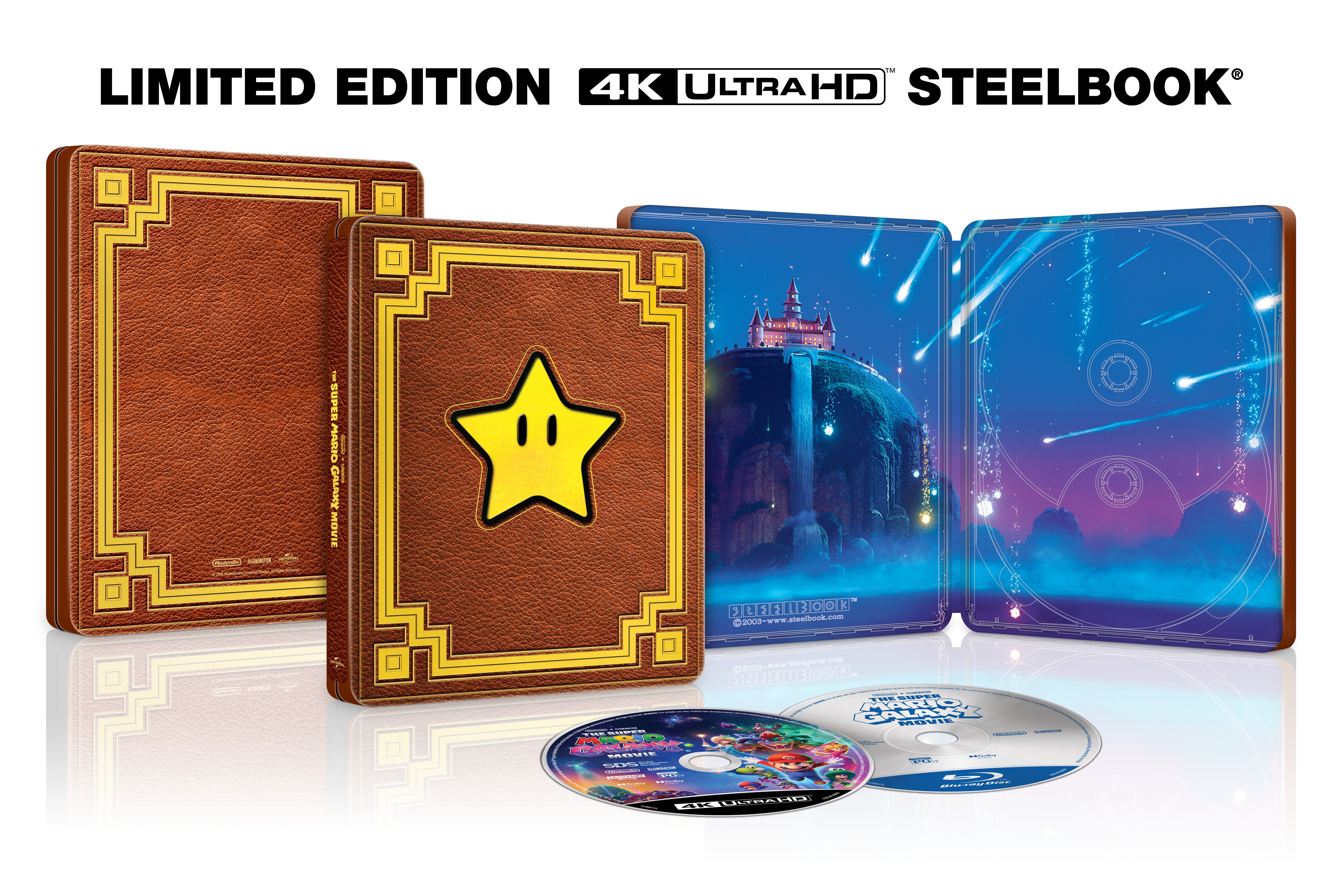 SUPER MARIO GALAXY, LE FILM - COMBO UHD 4K + BD - STEELBOOK - ÉDITION LIMITÉE