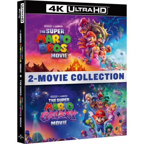 COFFRET SUPER MARIO - 2 FILMS - 2 UHD 4K