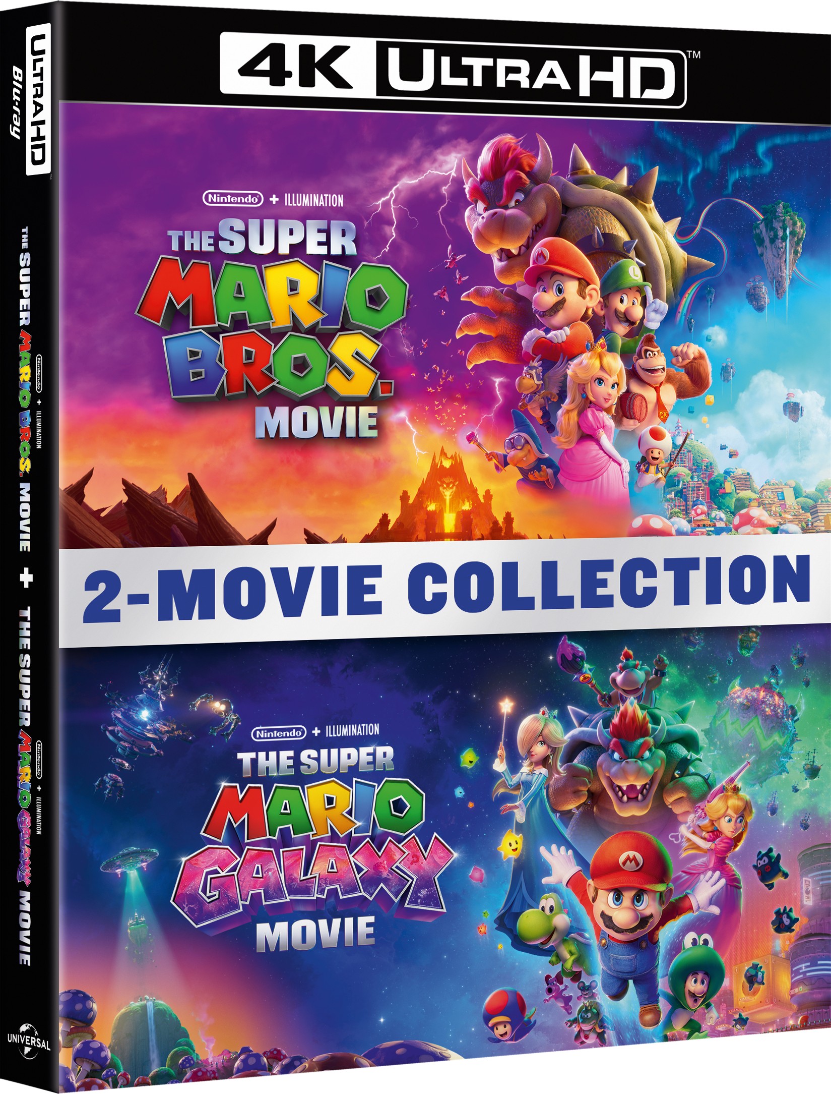 COFFRET SUPER MARIO - 2 FILMS - 2 UHD 4K