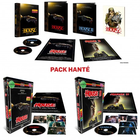PACK HANTÉ: COLLECTOR "HOUSE 1 & 2" + 2 ESC VIDEO CLUB 37 "HOUSE" + 38 "HOUSE 2"