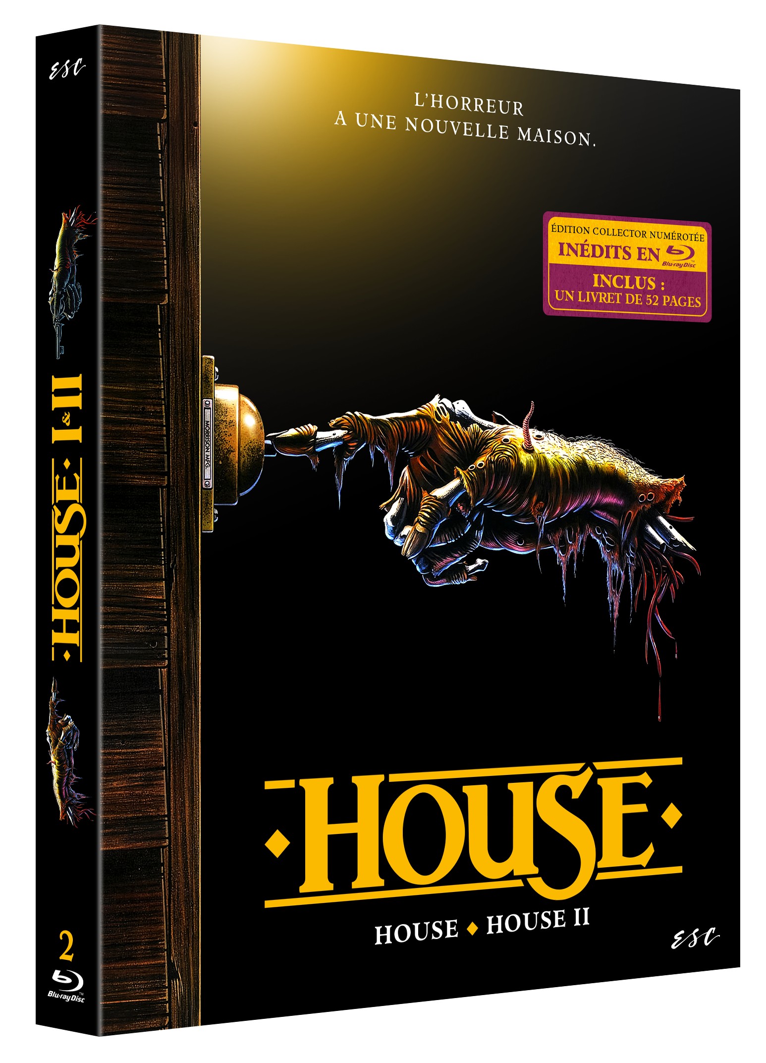 PACK HANTÉ: COLLECTOR "HOUSE 1 & 2" + 2 ESC VIDEO CLUB 37 "HOUSE" + 38 "HOUSE 2"