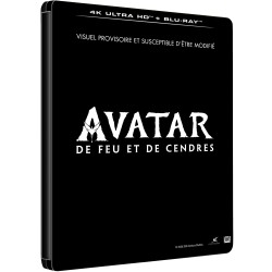 AVATAR : DE FEU ET DE CENDRES - COMBO UHD 4K + BD + BD BONUS - STEELBOOK - ÉDITION LIMITÉE