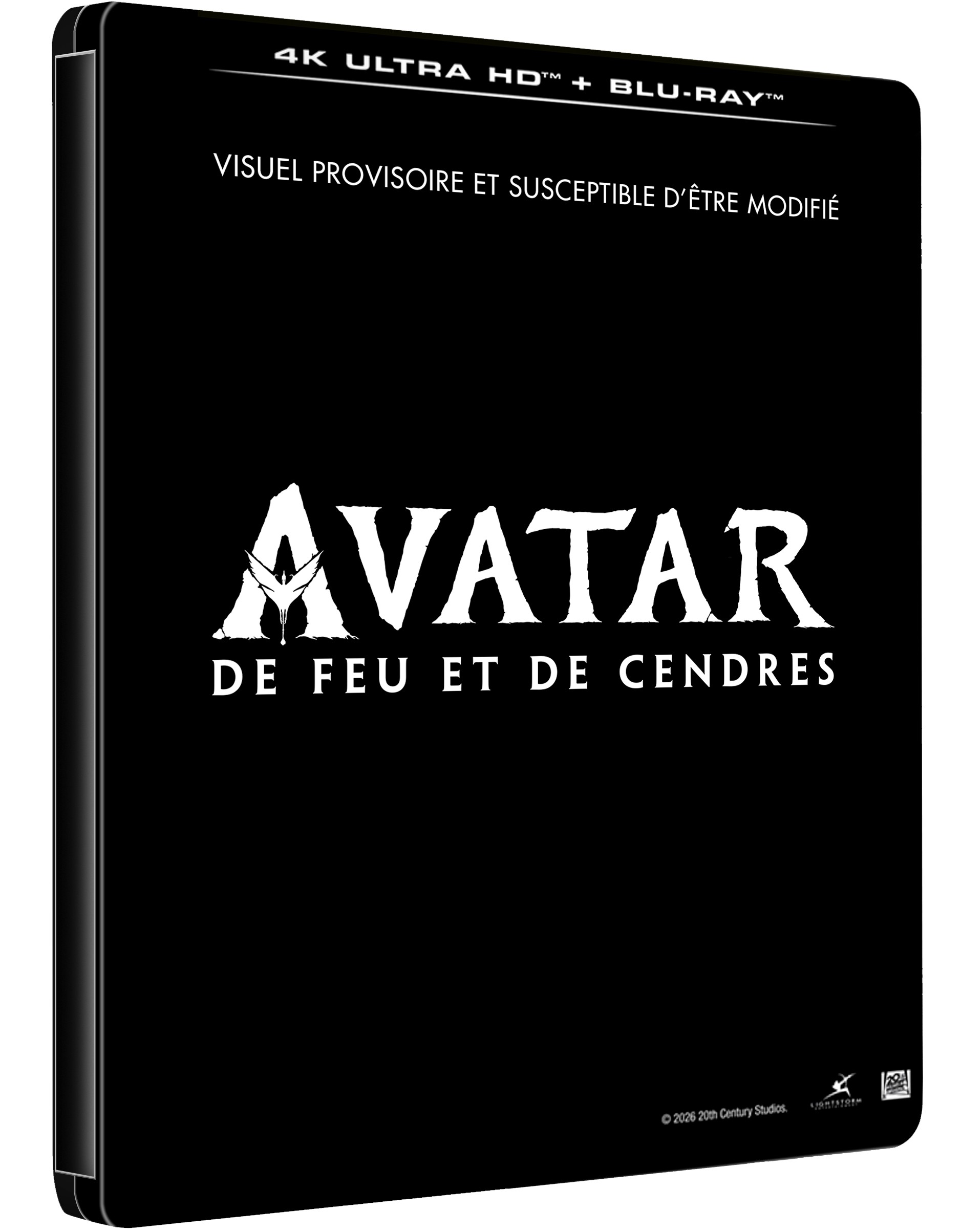 AVATAR : DE FEU ET DE CENDRES - COMBO UHD 4K + BD + BD BONUS - STEELBOOK - ÉDITION LIMITÉE
