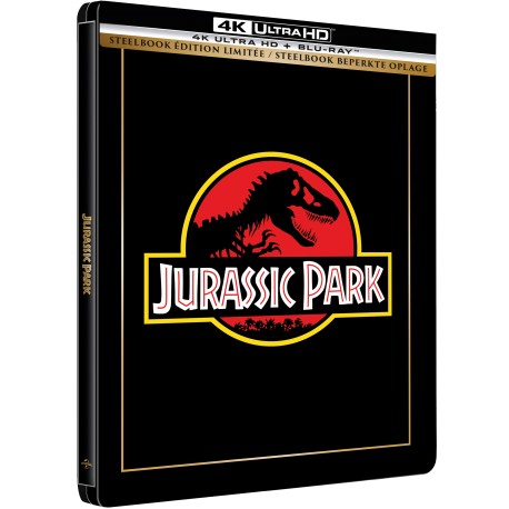 JURASSIC PARK (1993) - COMBO UHD 4K + BD - STEELBOOK - ÉDITION LIMITÉE