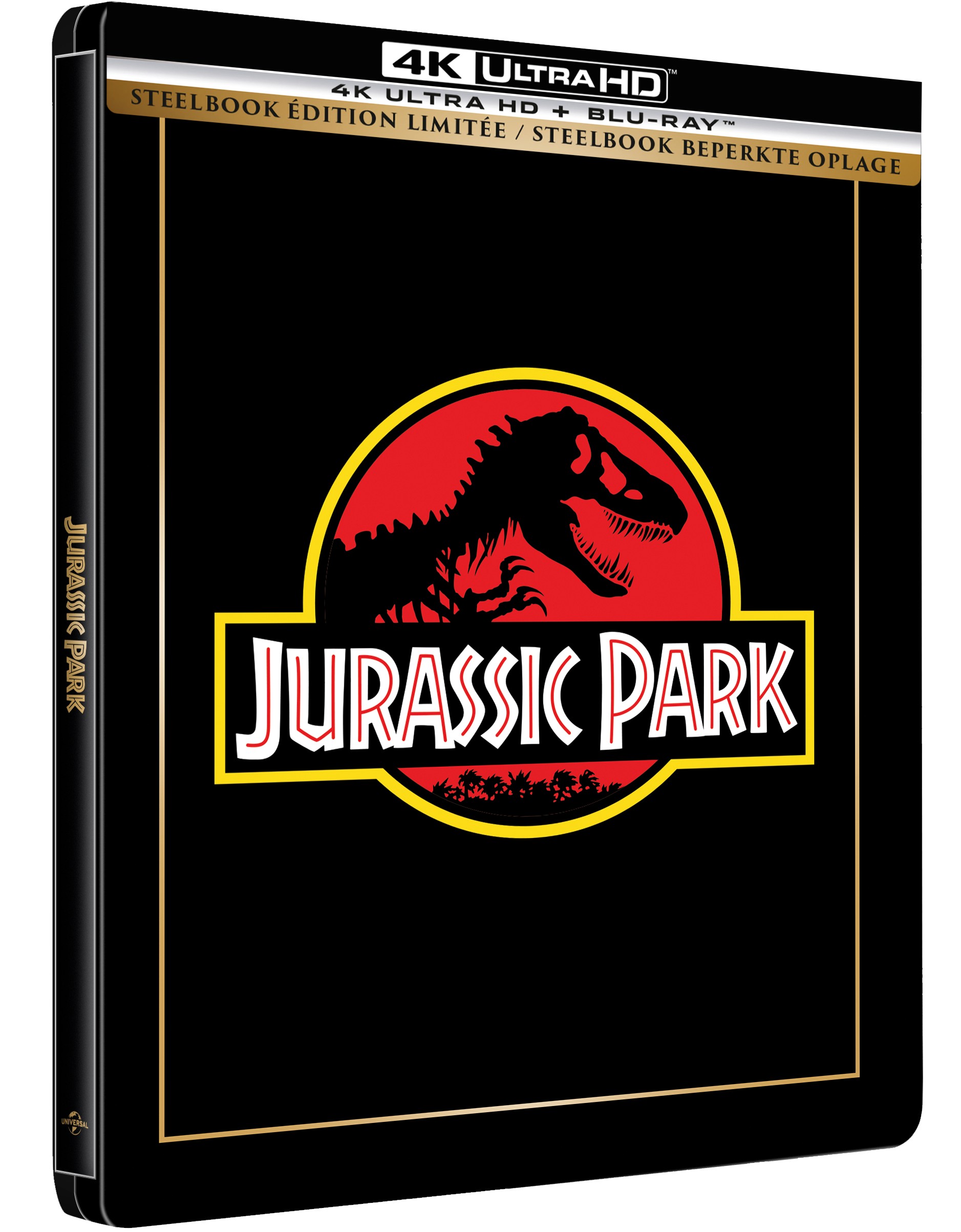 JURASSIC PARK (1993) - COMBO UHD 4K + BD - STEELBOOK - ÉDITION LIMITÉE