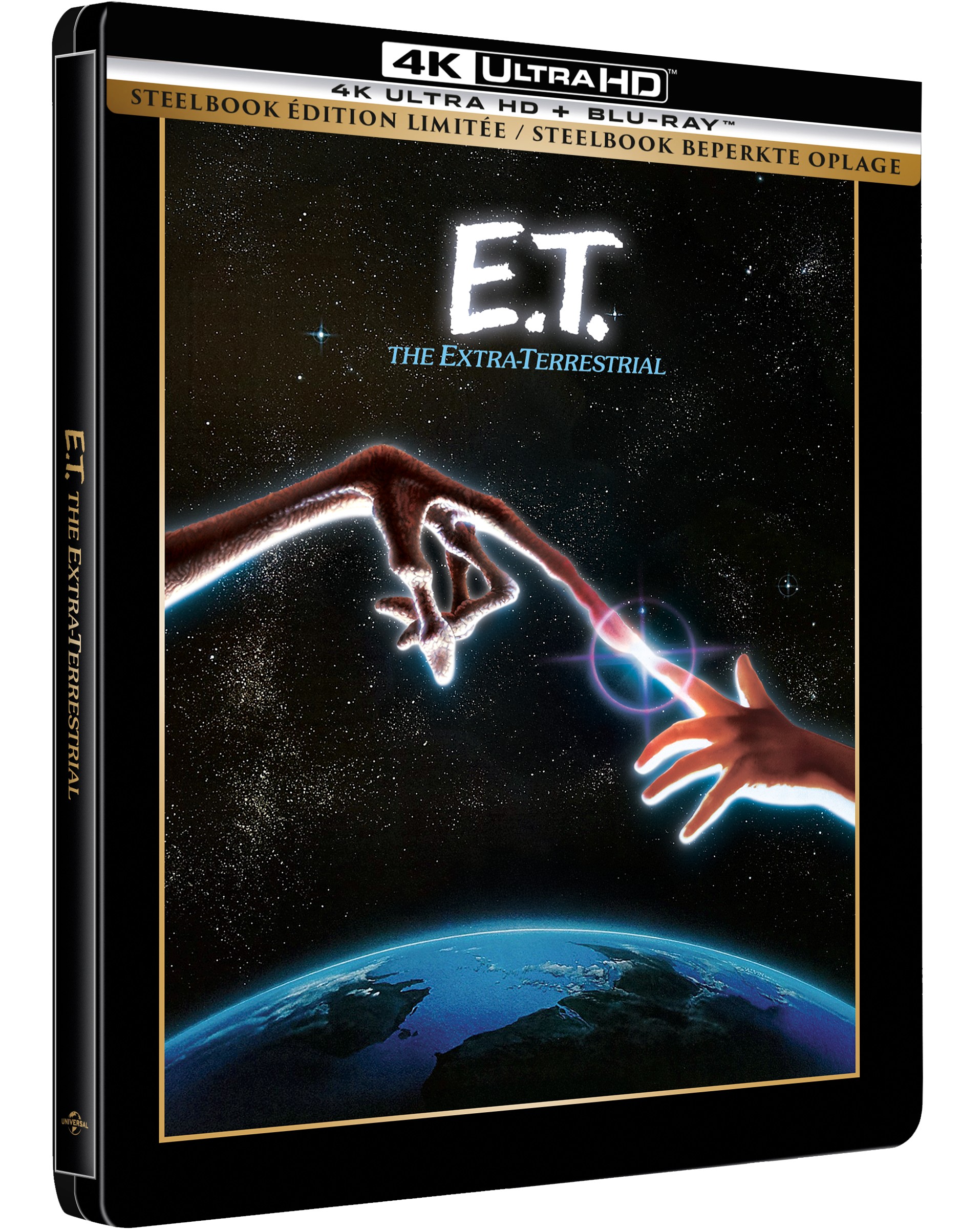 E.T. L'EXTRA-TERRESTRE - COMBO UHD 4K + BD - STEELBOOK - ÉDITION LIMITÉE