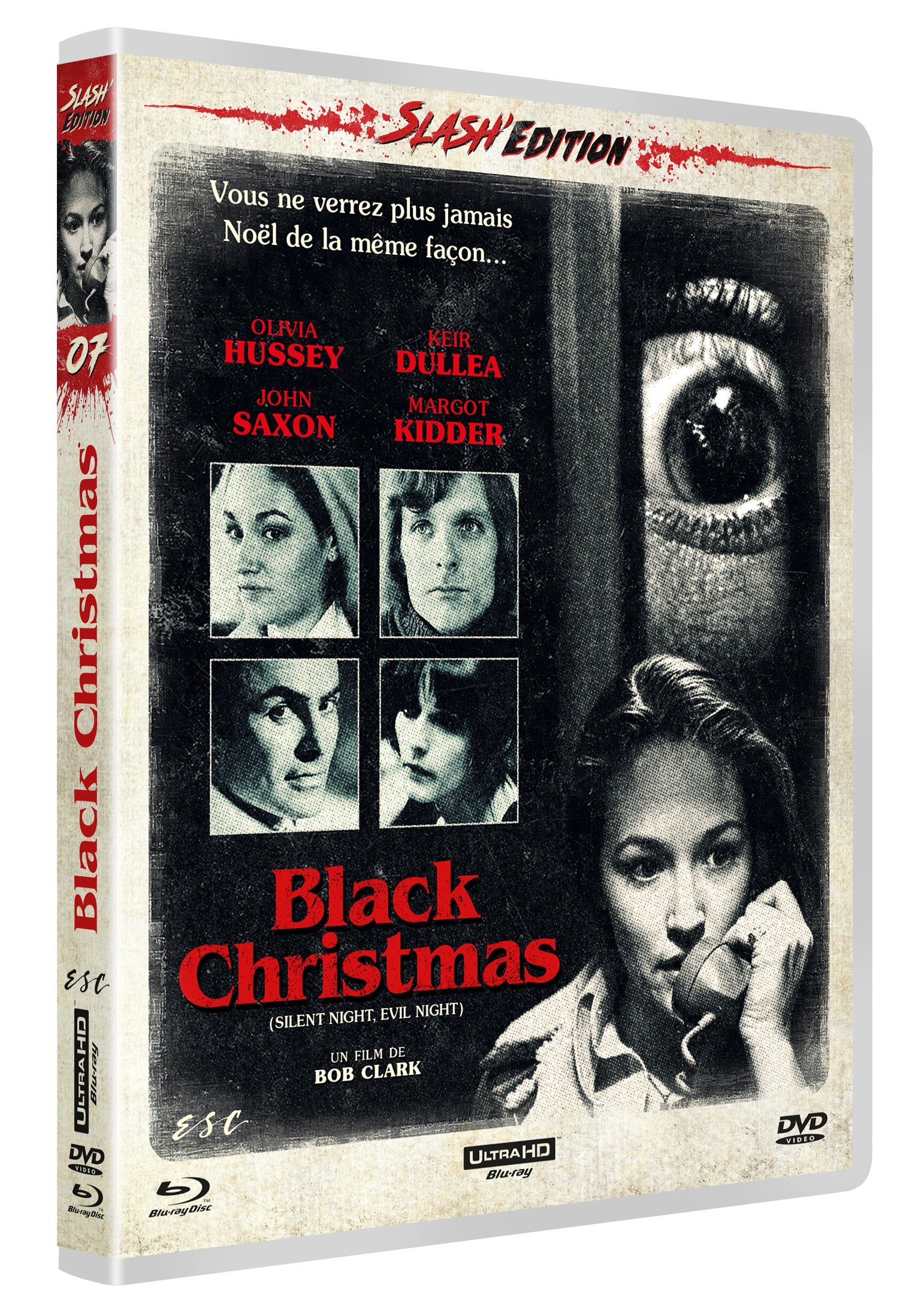 BLACK CHRISTMAS (1974) - COMBO UHD 4K + DVD + BD + LIVRET 24 PAGES - ÉDITION LIMITÉE