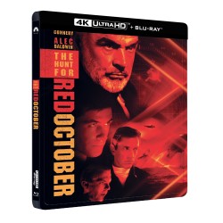 À LA POURSUITE D'OCTOBRE ROUGE - COMBO UHD 4K + BD - STEELBOOK - ÉDITION LIMITÉE