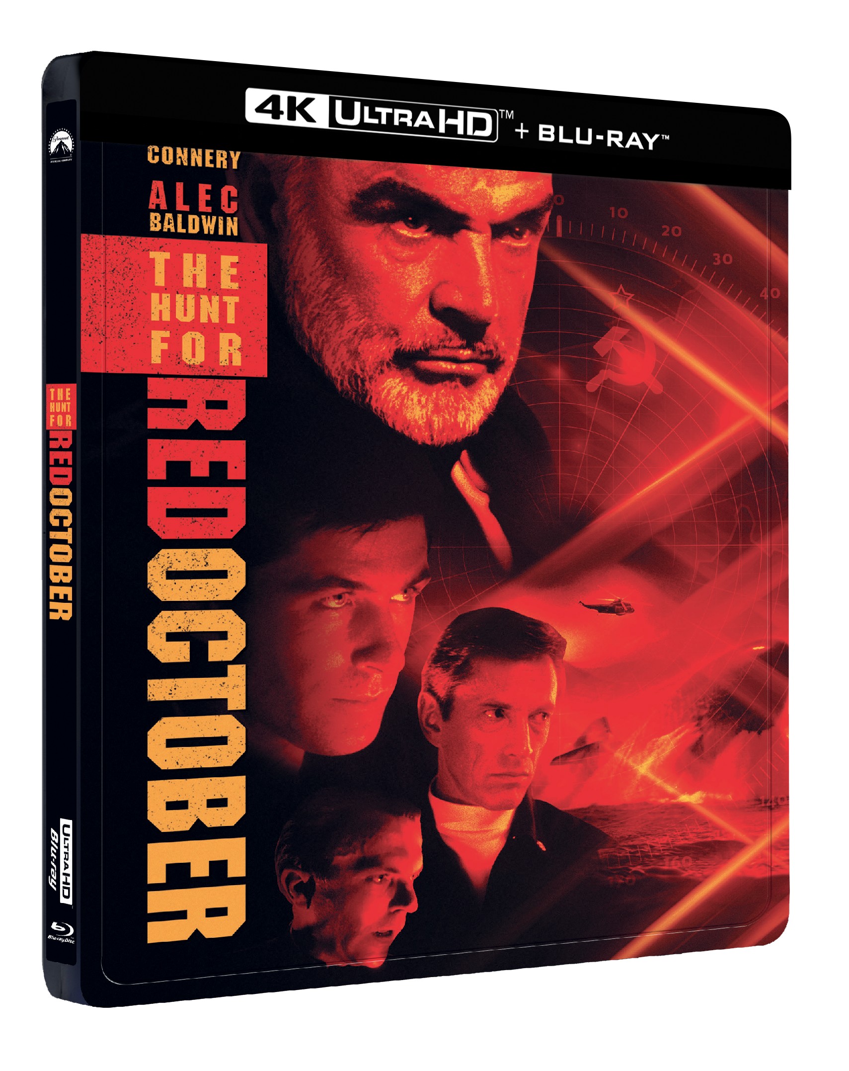 À LA POURSUITE D'OCTOBRE ROUGE - COMBO UHD 4K + BD - STEELBOOK - ÉDITION LIMITÉE