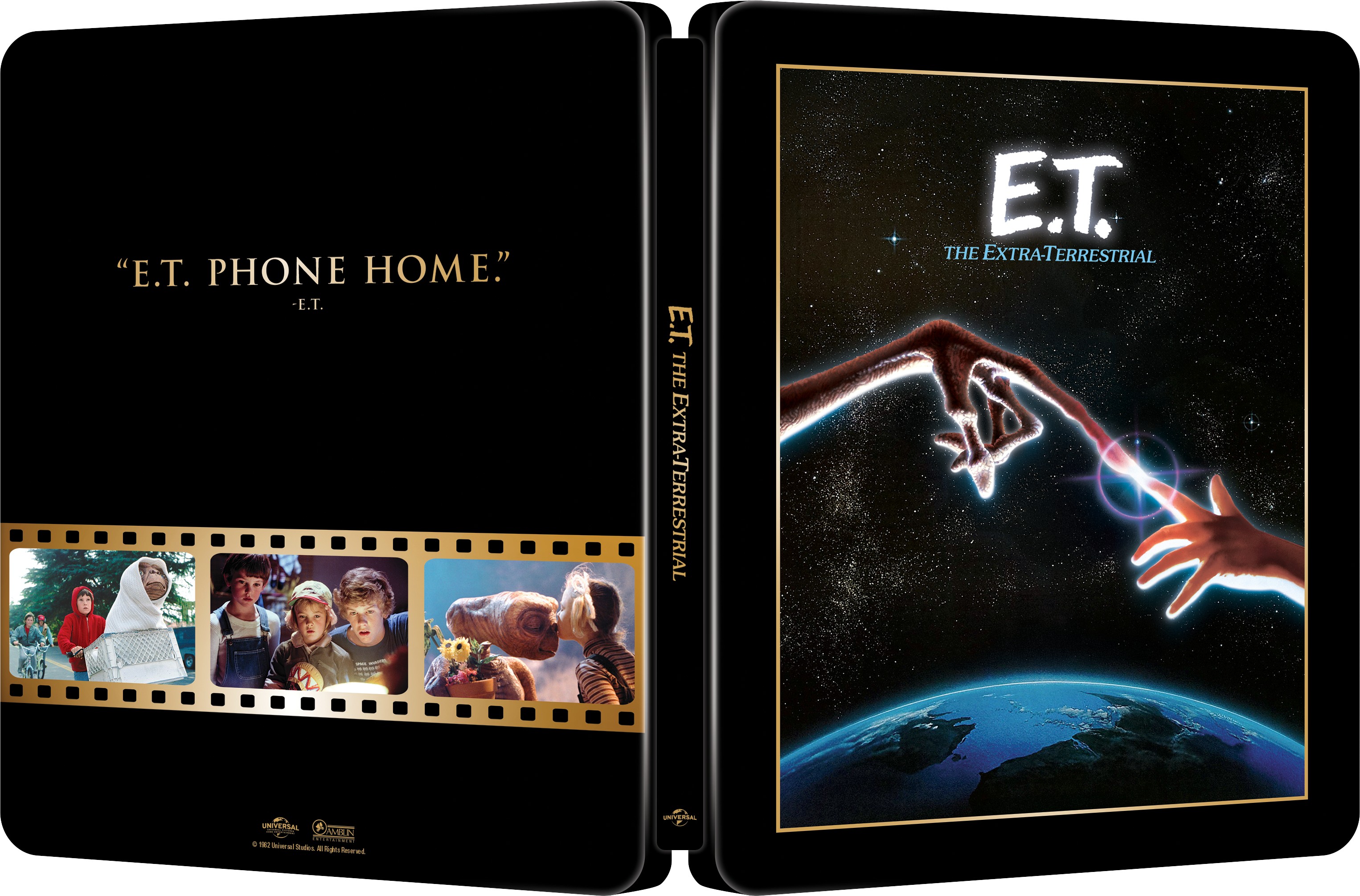 E.T. L'EXTRA-TERRESTRE - COMBO UHD 4K + BD - STEELBOOK - ÉDITION LIMITÉE