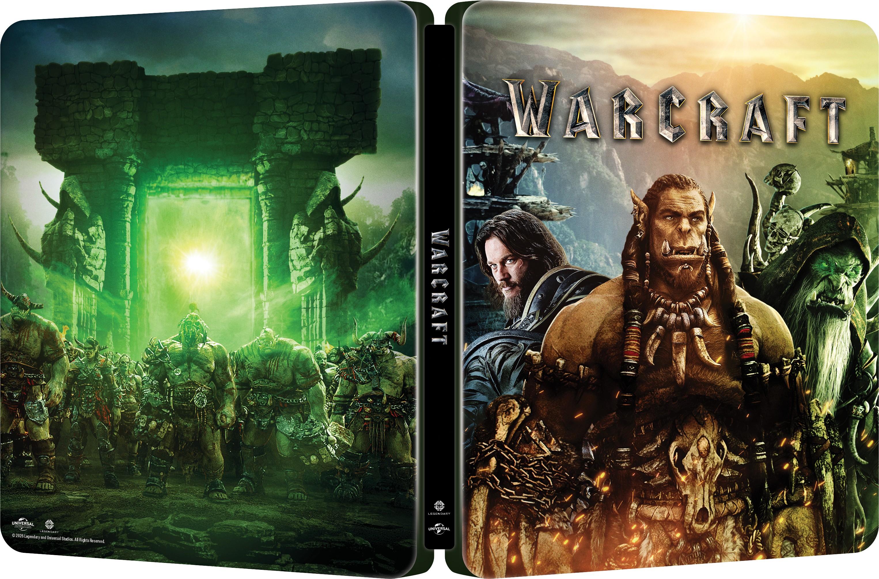 WARCRAFT : LE COMMENCEMENT - COMBO UHD 4K + BD - STEELBOOK - ÉDITION LIMITÉE