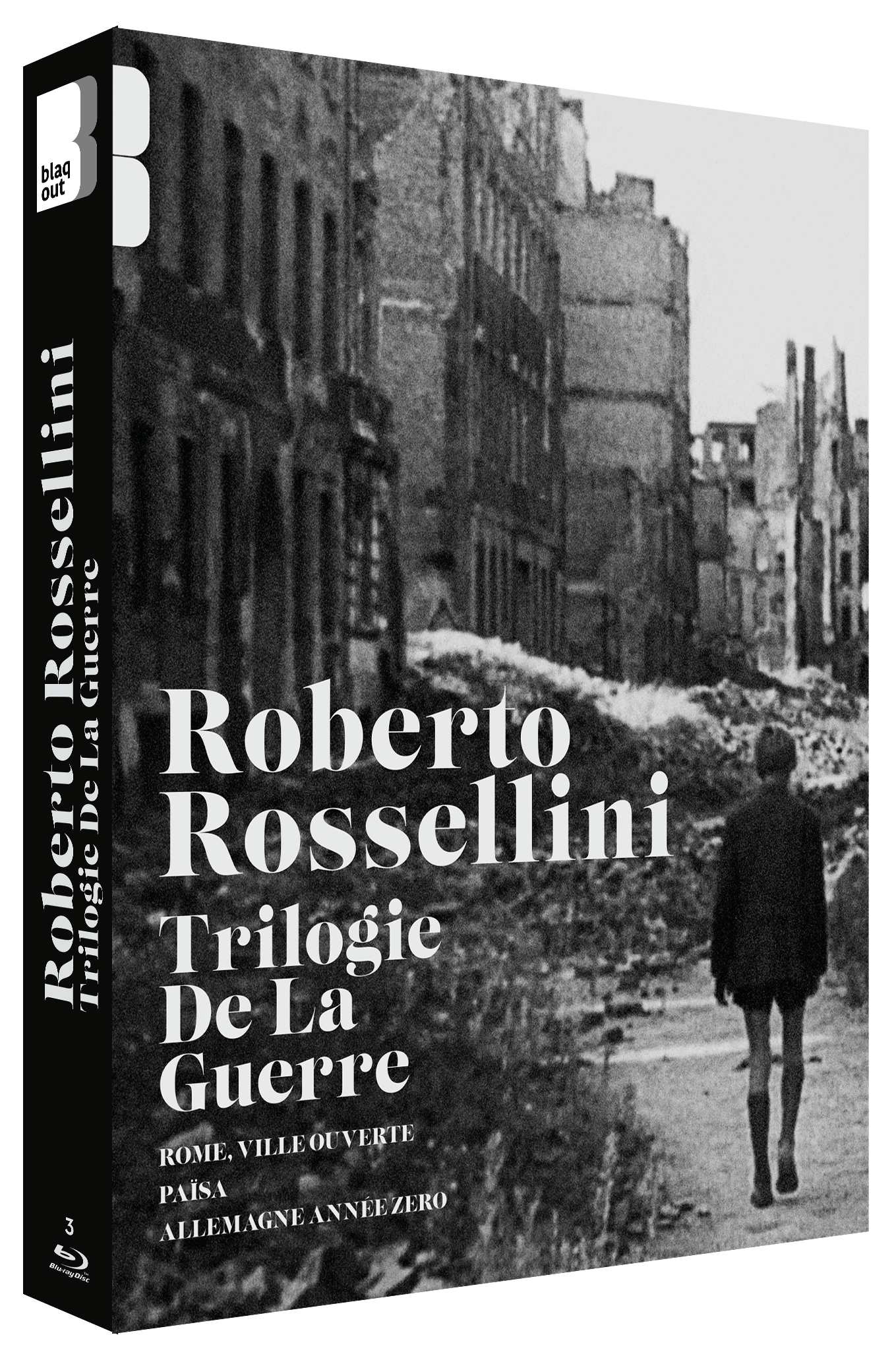 COFFRET ROBERTO ROSSELLINI - LA TRILOGIE DE LA GUERRE - BRD