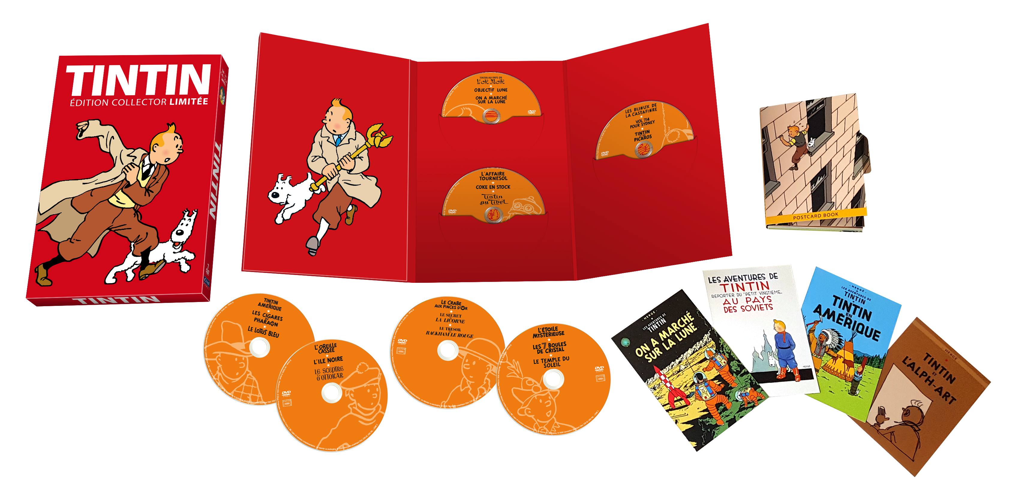 TINTIN - COFFRET COLLECTOR EDITION LIMITEE GRAND FORMAT