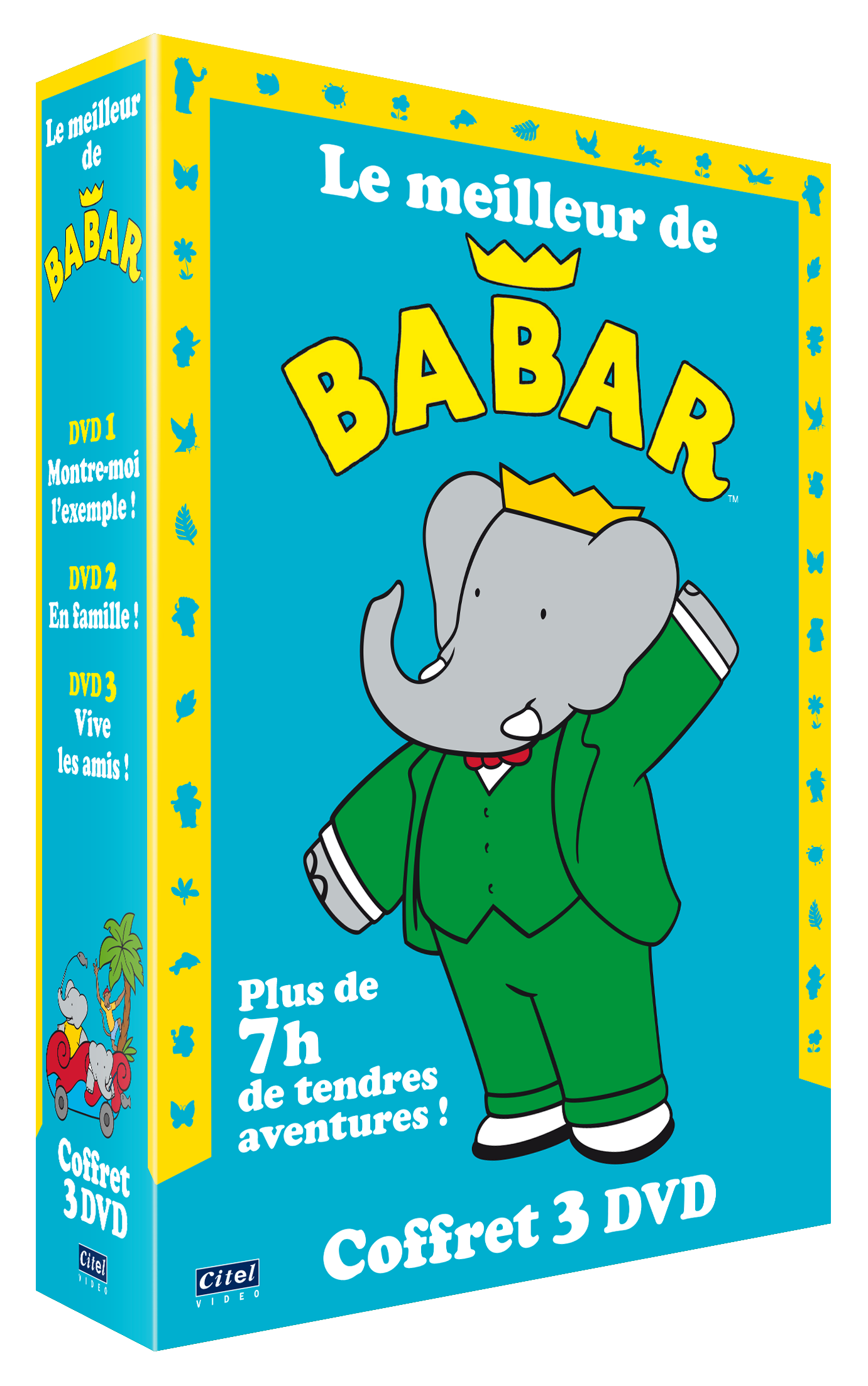 BABAR LE MEILLEUR DE BABAR - COFFRET 3 DVD