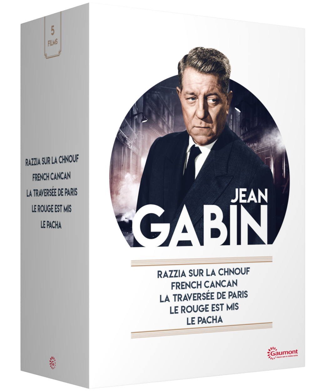 COFFRET JEAN GABIN - 5 DVD