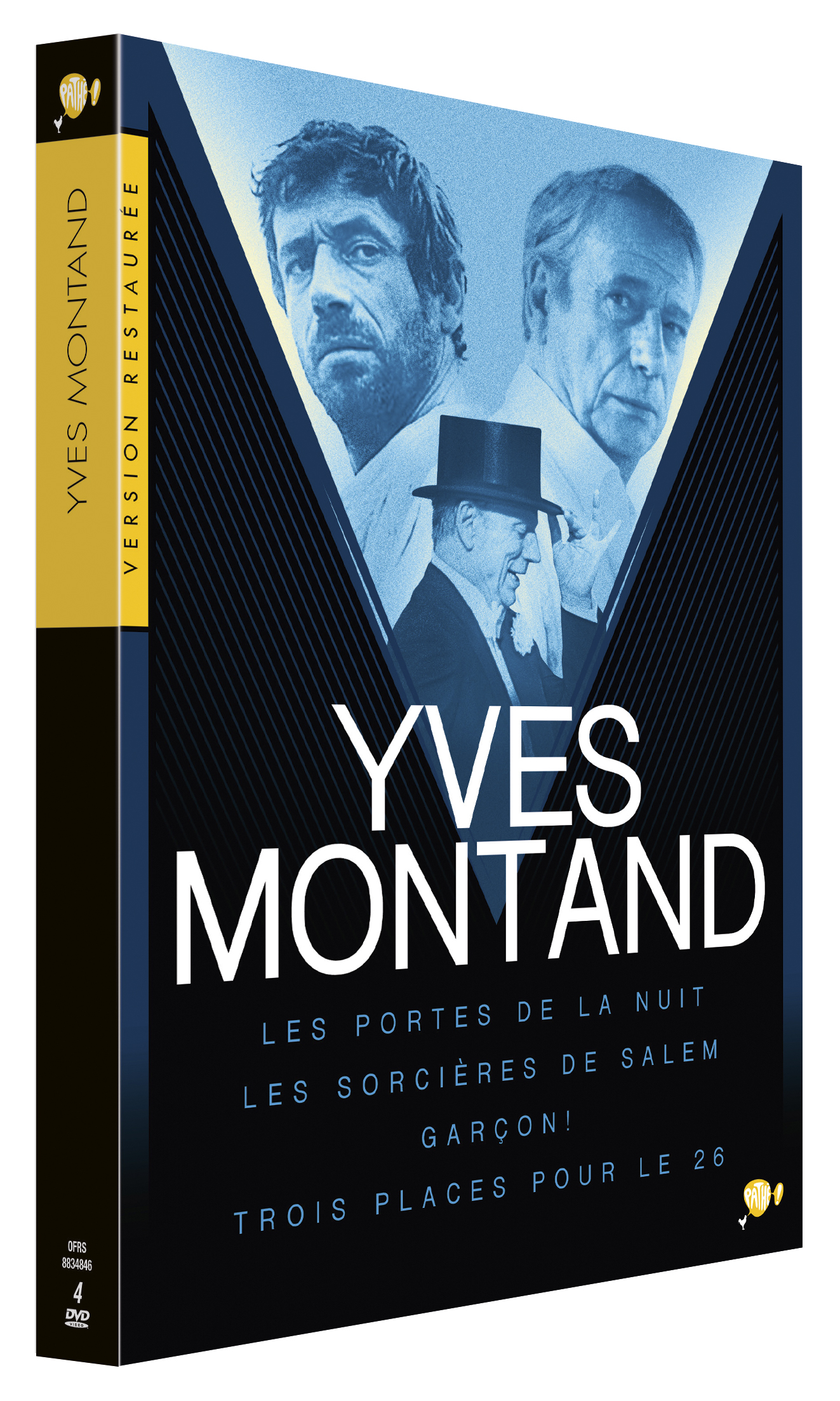 COFFRET YVES MONTAND - 4 DVD