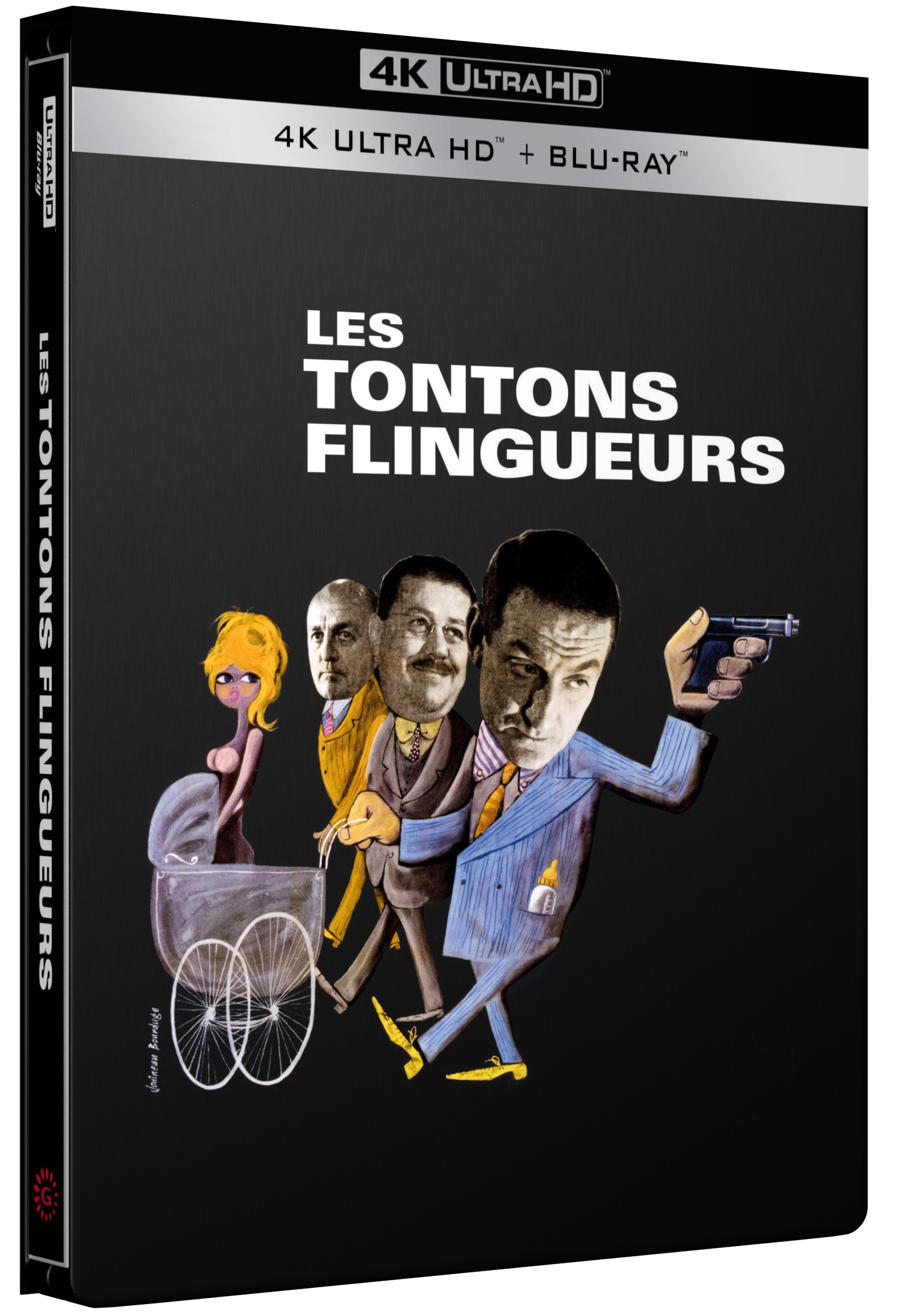 TONTONS FLINGUEURS (LES) - STEELBOOK BLU-RAY 4K UHD