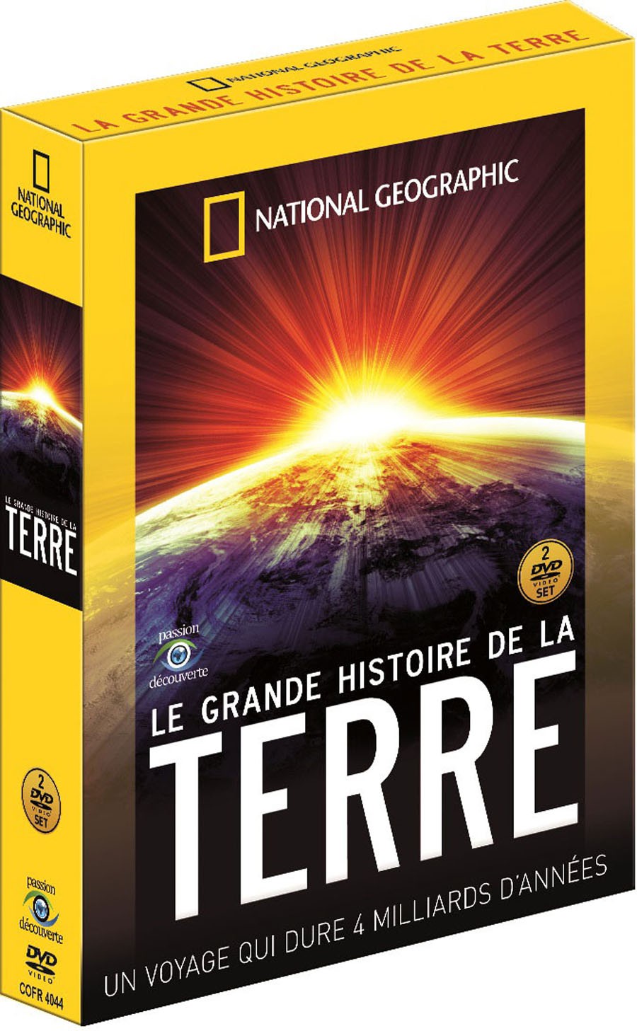 NATIONAL GEOGRAPHIC - COFFRET - LA GRANDE HISTOIRE DE LA TERRE