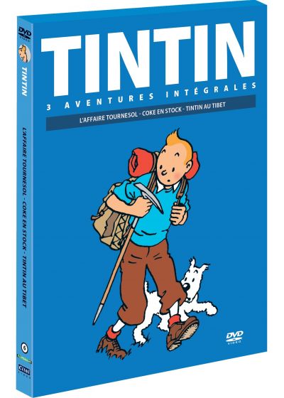 TINTIN : 3 AVENTURES - TINTIN AU TIBET - L'AFFAIRE TOURNESOL - COKE EN STOCK