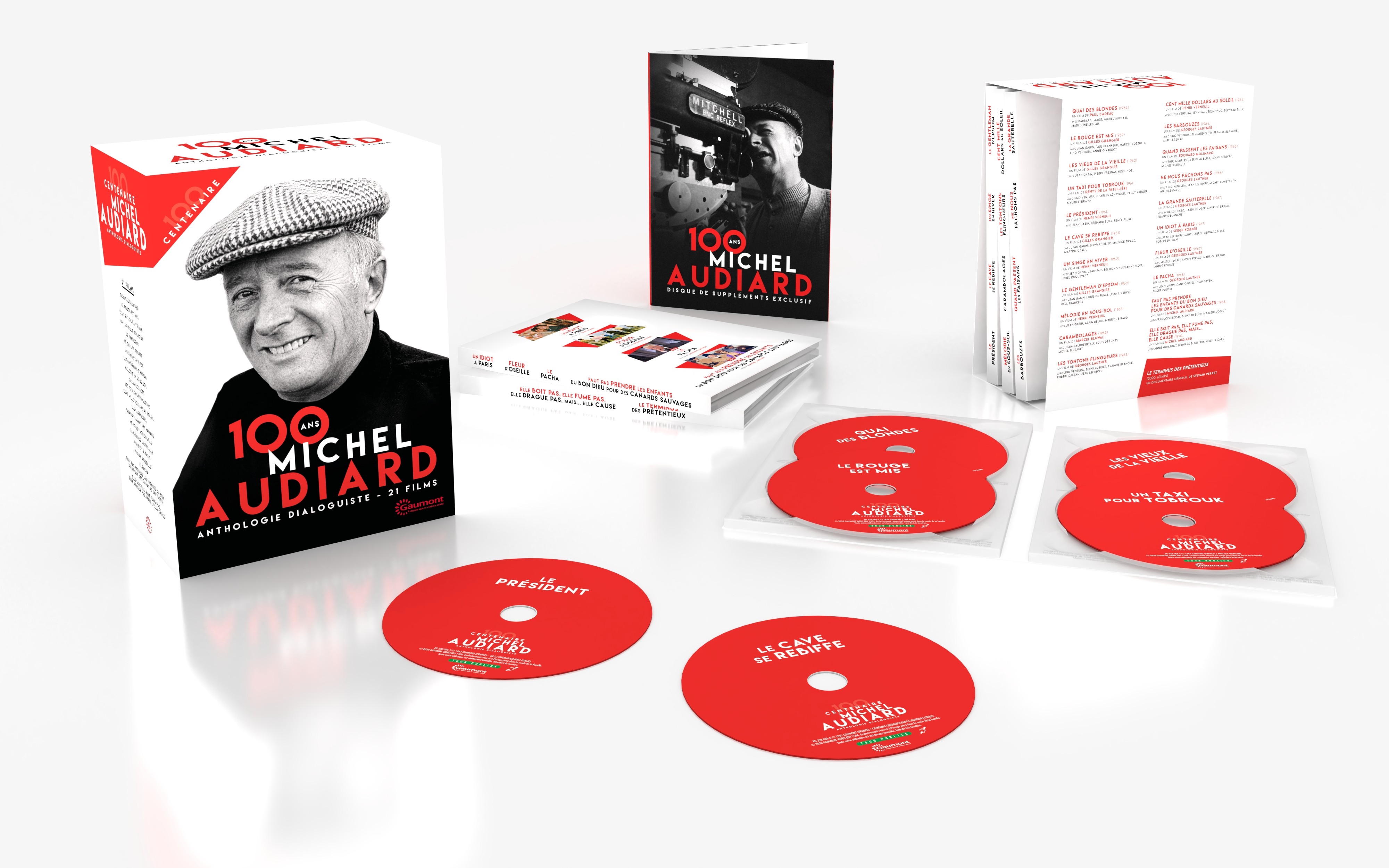COFFRET CENTENAIRE MICHEL AUDIARD - ANTHOLOGIE DIALOGUISTE - EDITION LIMITEE NUMEROTEE - 21 DVD + 1 DVD BONUS