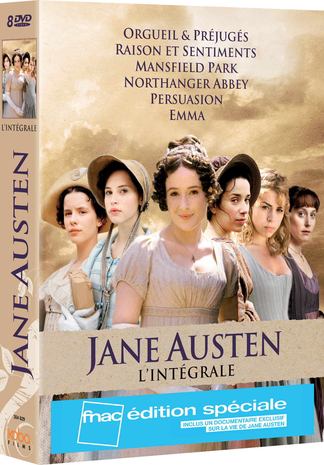 JANE AUSTEN - L'INTEGRALE ED SPEC FNAC (8 DVD)