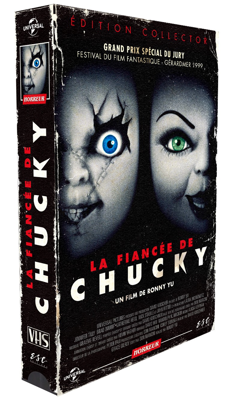 LA FIANCÉE DE CHUCKY ÉDITION COLLECTOR LIMITÉE BOITIER VHS ESC Editions & Distribution
